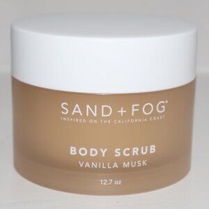 Sand + Fog Vanilla Musk Body Scrub 360g Exfoliating Sugar Body Scrub Skin Smooth